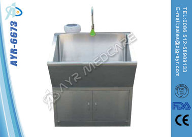 Single Person S . S Inductive Hand Washing Sink For Patient Hospital Room Bed Accessories